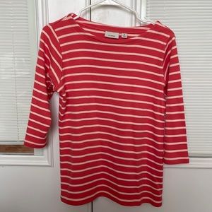 LL Bean 3/4 length top